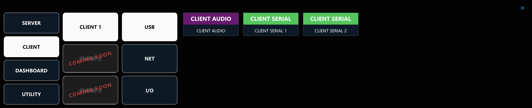 ADD CLIENT USB NODE